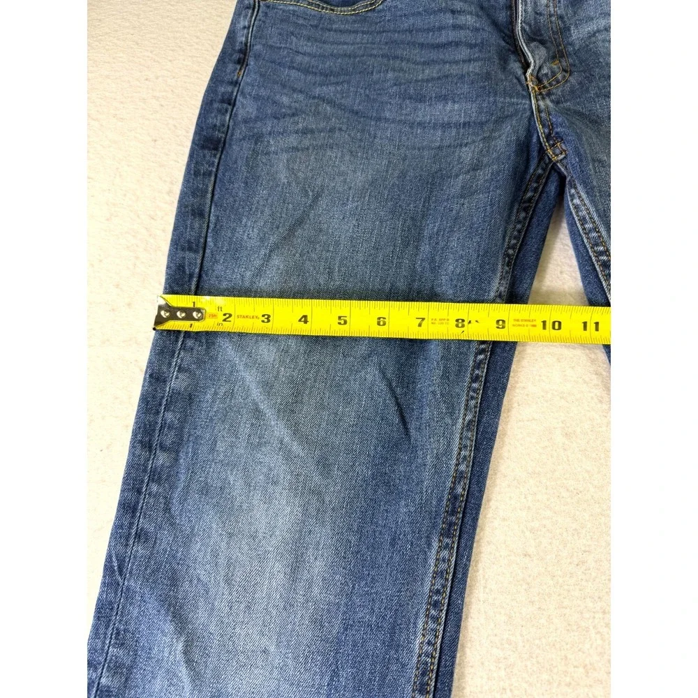 Levi's 511 Jeans Men 34x32 Blue Denim Medium Wash Streetwear Grunge Straight Leg